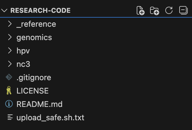 Starting file structure