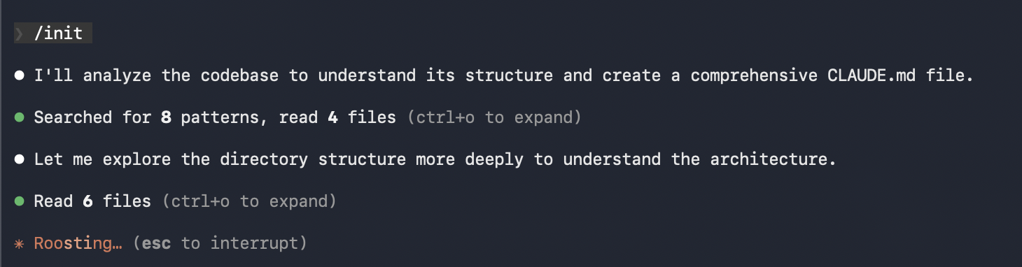 Init analyzing codebase